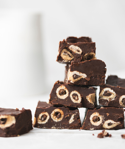 coconut bites fudge