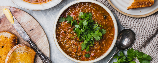 hearty ancient grain soup