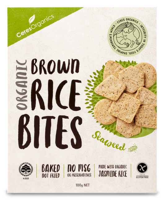 Organic Rice Bites, Seaweed - 100g