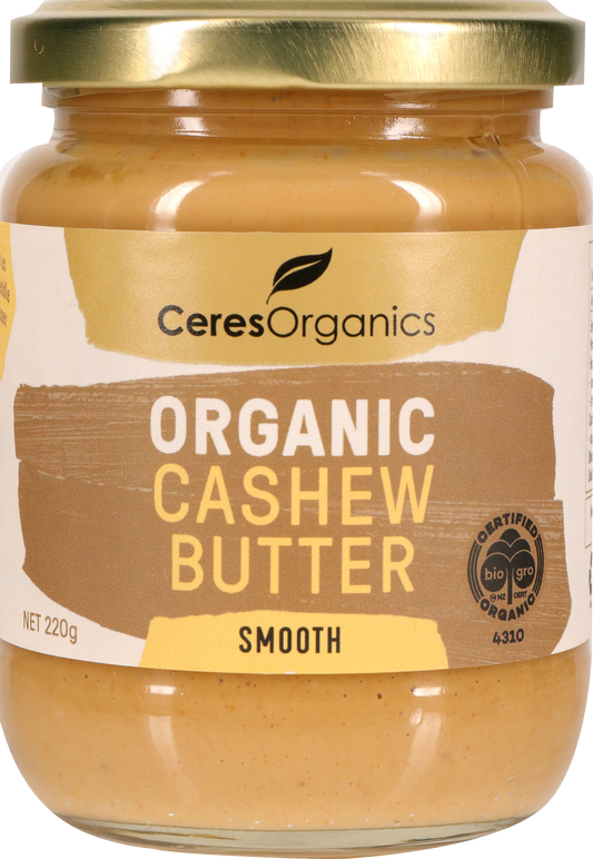 Organic Cashew Butter, Smooth - 220g