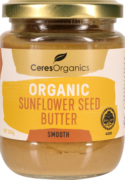 Organic Sunflower Seed Butter, Smooth - 220g