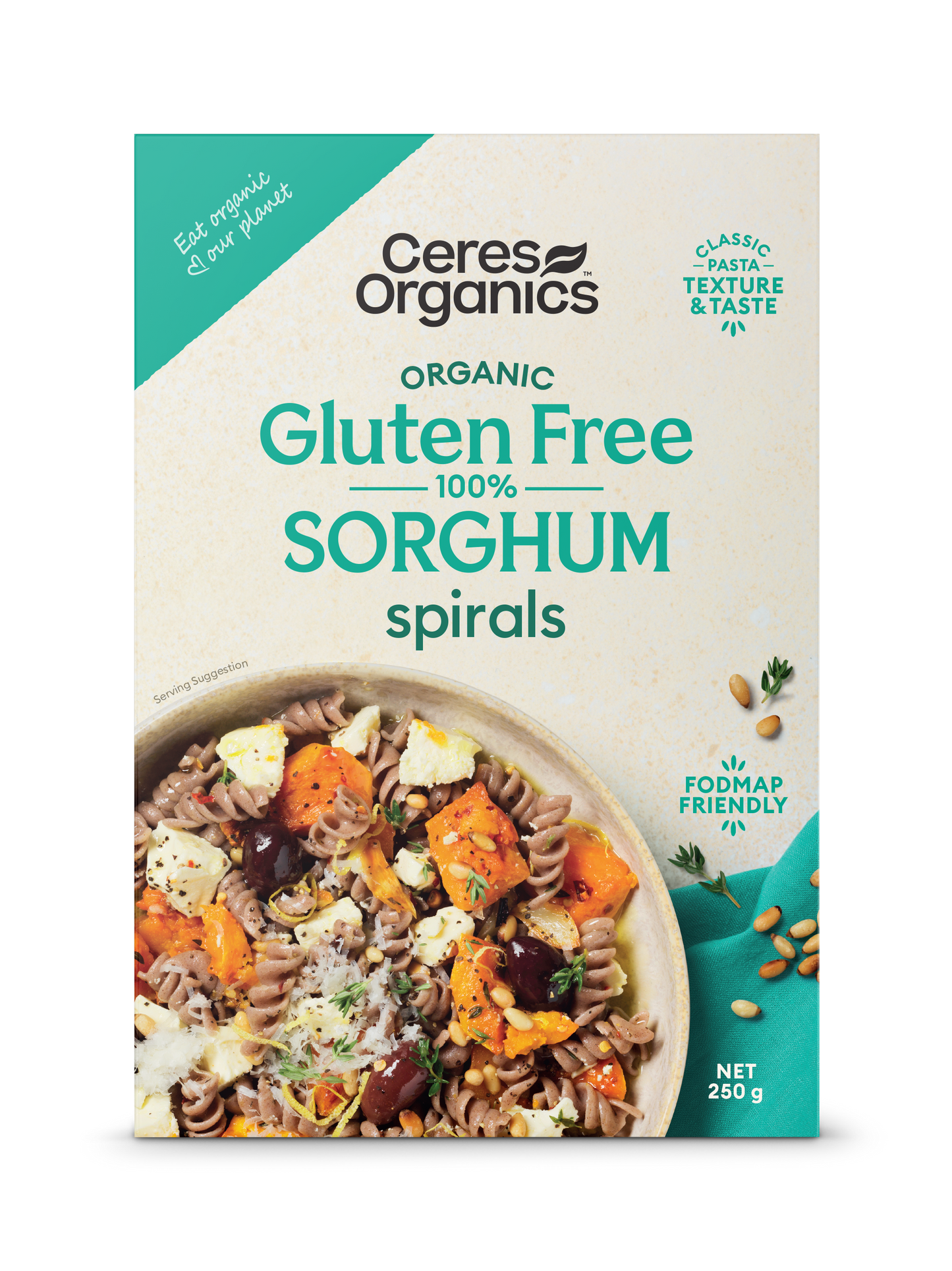 Organic Sorghum Spirals (formerly Fusilli) - 250g
