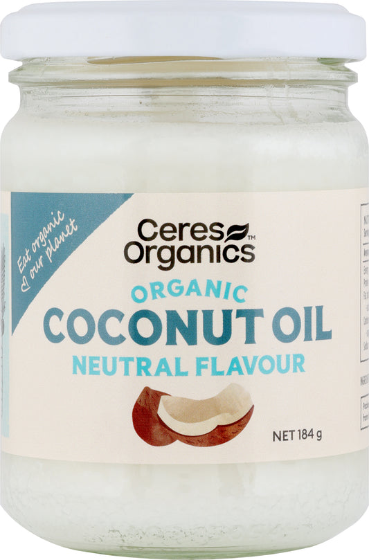 Organic Coconut Oil, Neutral Flavour (formerly High Heat) - 184g