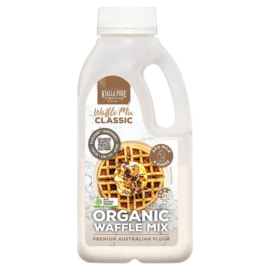 Kialla Pure Organic Waffle Mix, Classic - 325g