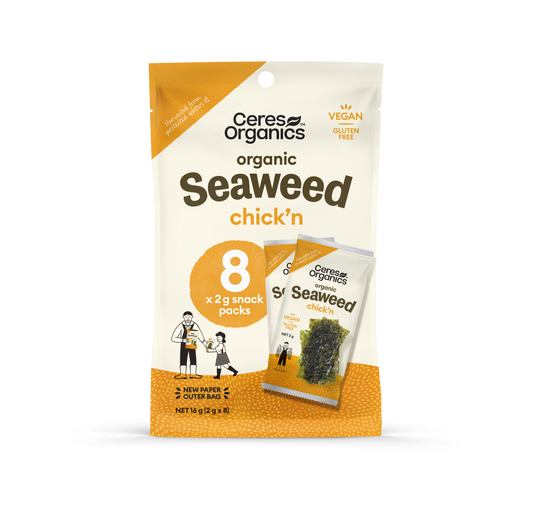 Organic Roasted Seaweed Snack Multipack, Chick'n - 16g
