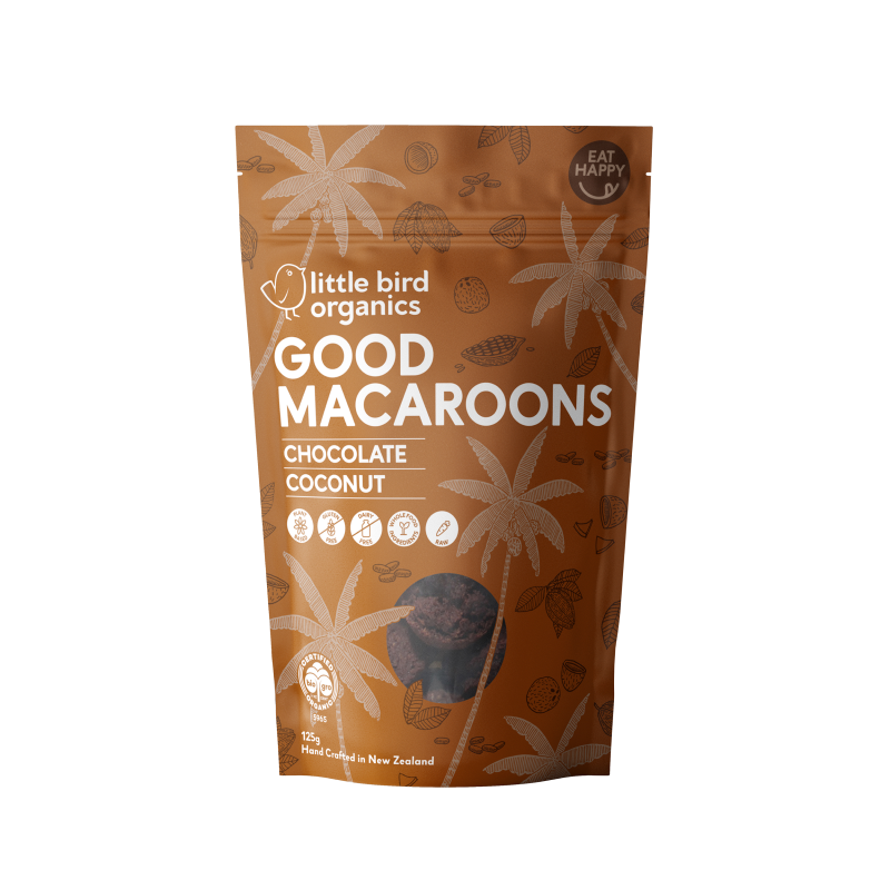 Little Bird Organics Good Macaroons - Chocolate + Coconut