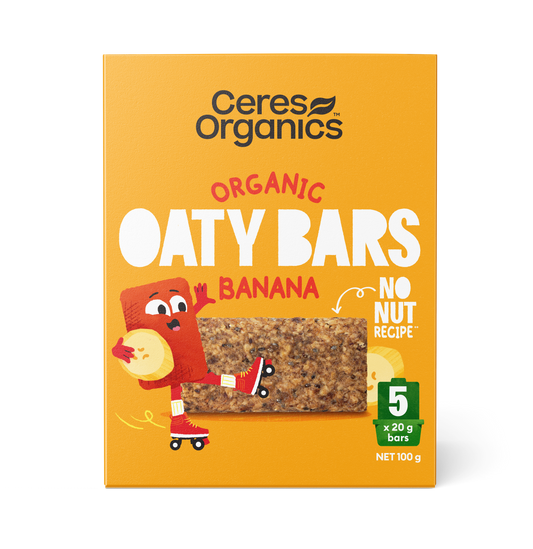 Organic Oaty Bars, Banana - 100g