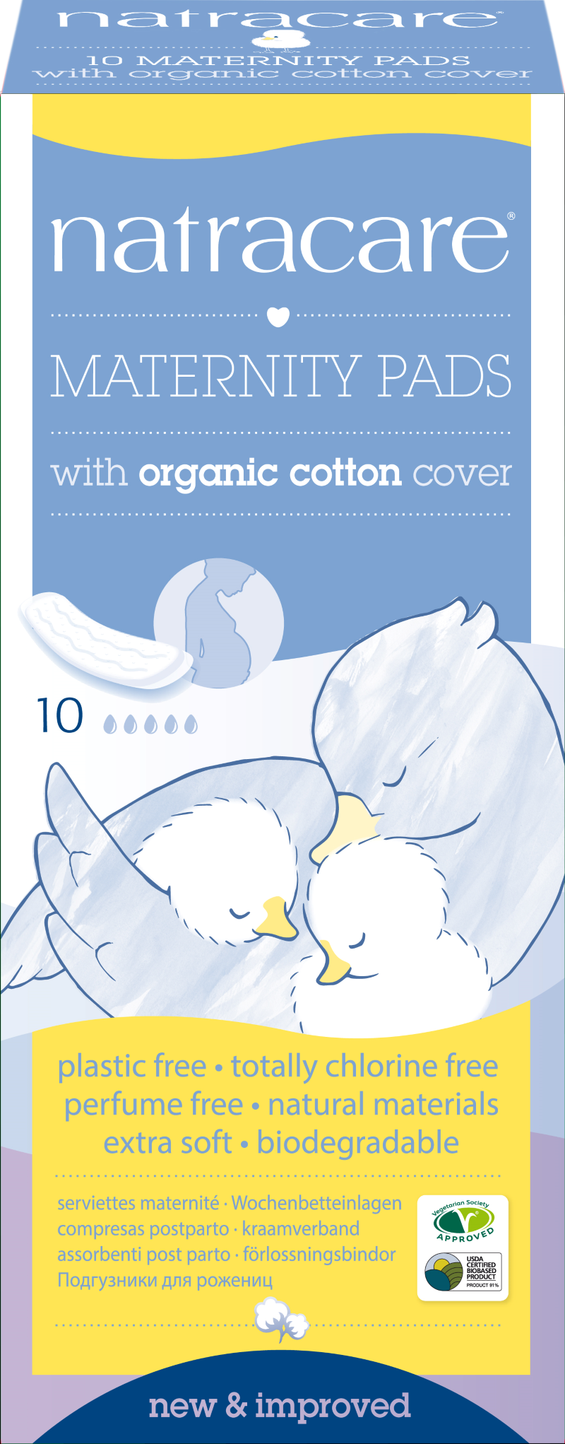 Natracare Maternity Pads - 10pk