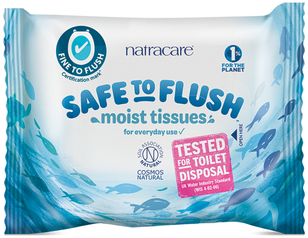 Safe to Flush Moist Tissues - 30pk