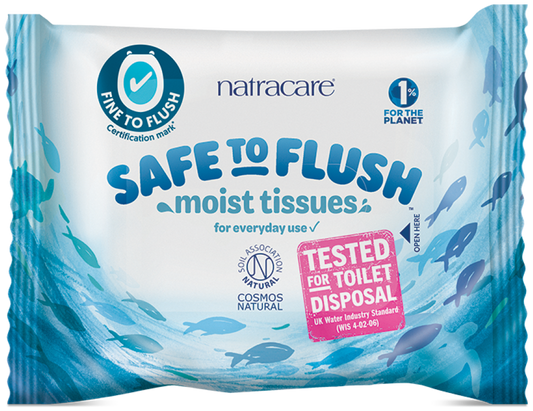 Safe to Flush Moist Tissues - 30pk
