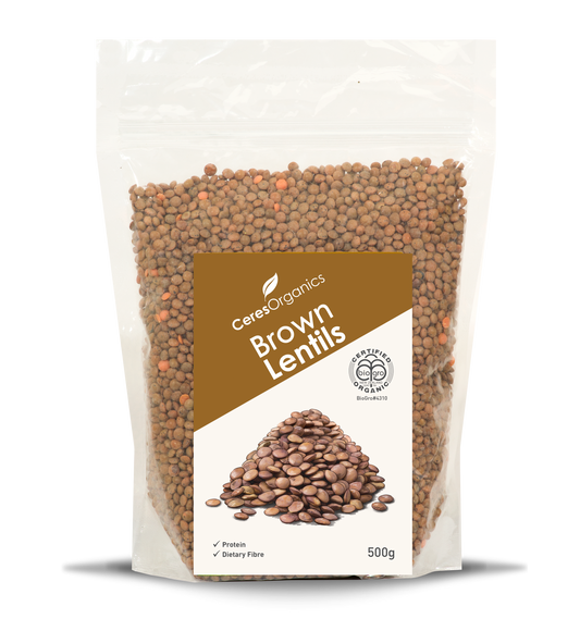 Organic Lentils, Brown - 500g