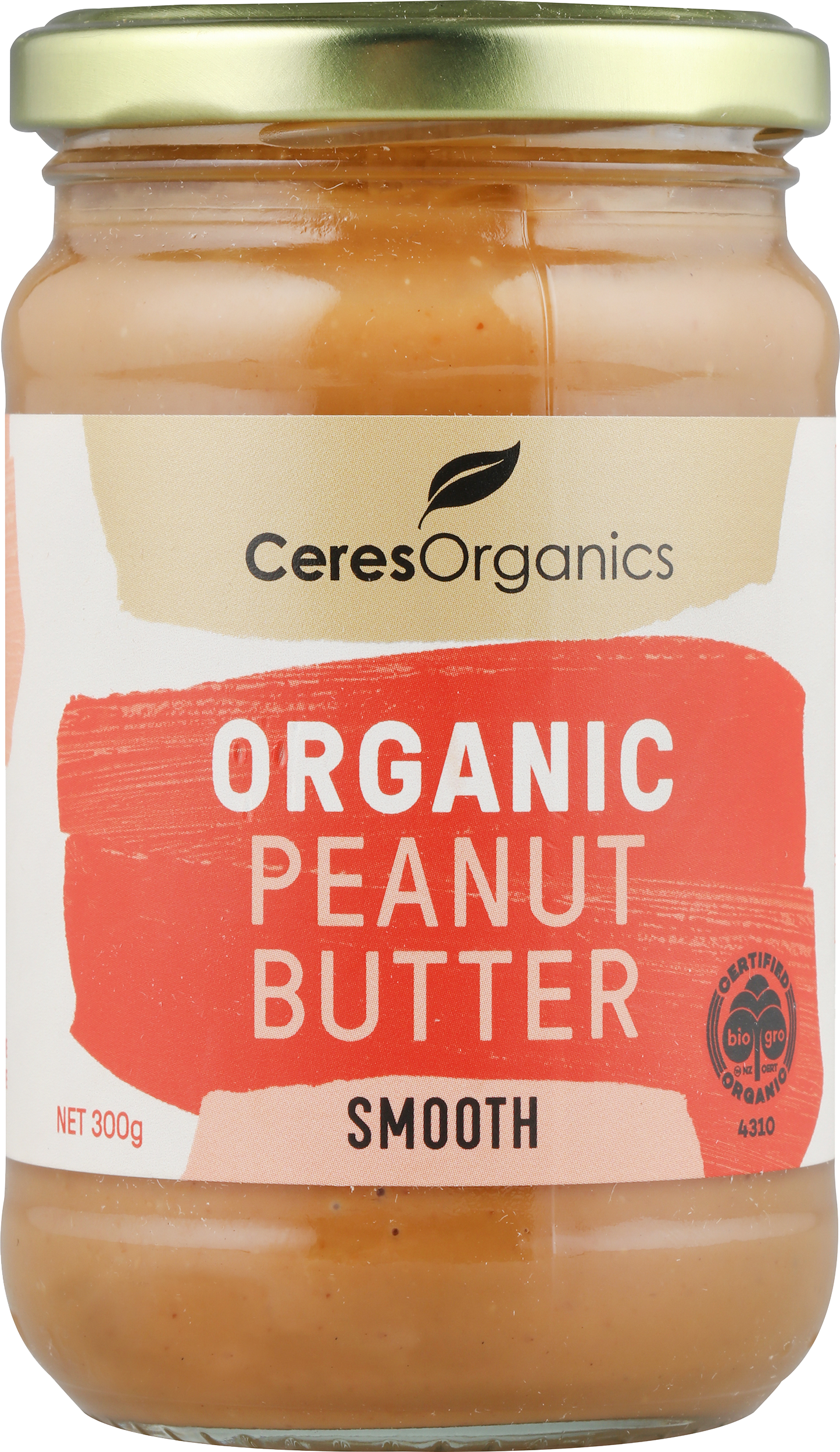 Organic Peanut Butter, Smooth - 300g