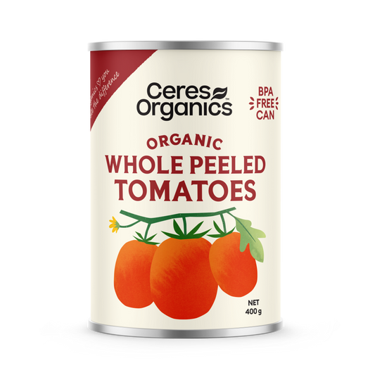 Organic Tomatoes, Whole Peeled - 400g