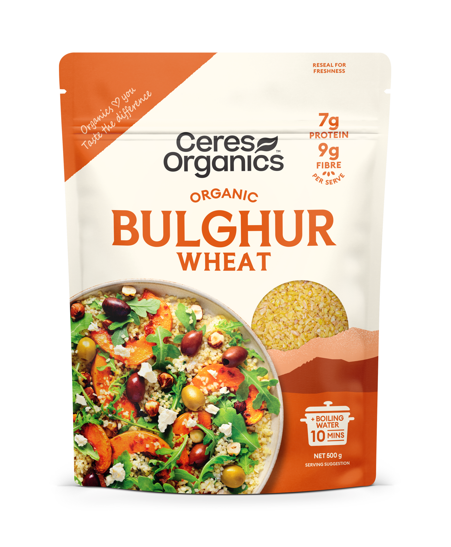 Organic Wheat, Bulghur - 500g