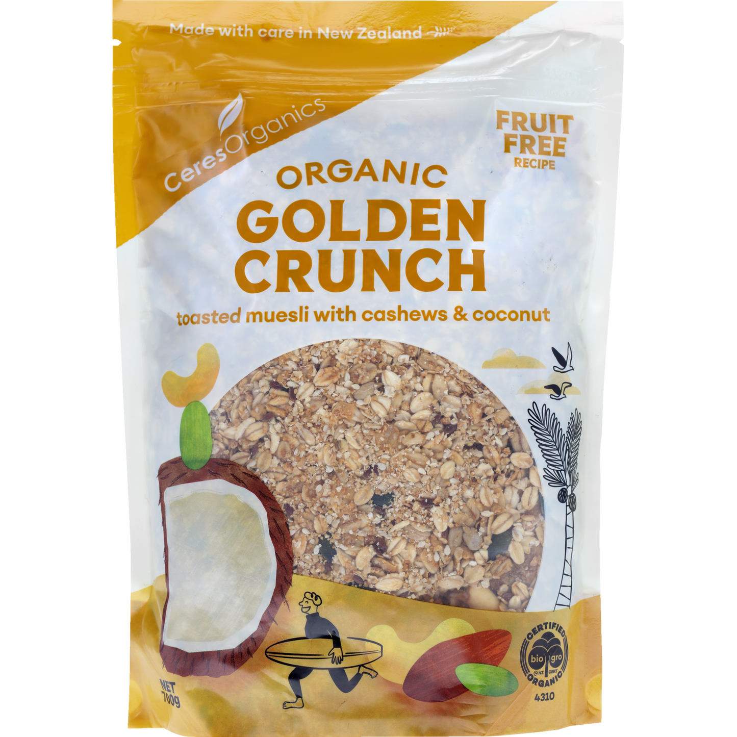 Organic Golden Crunch Muesli - 700g
