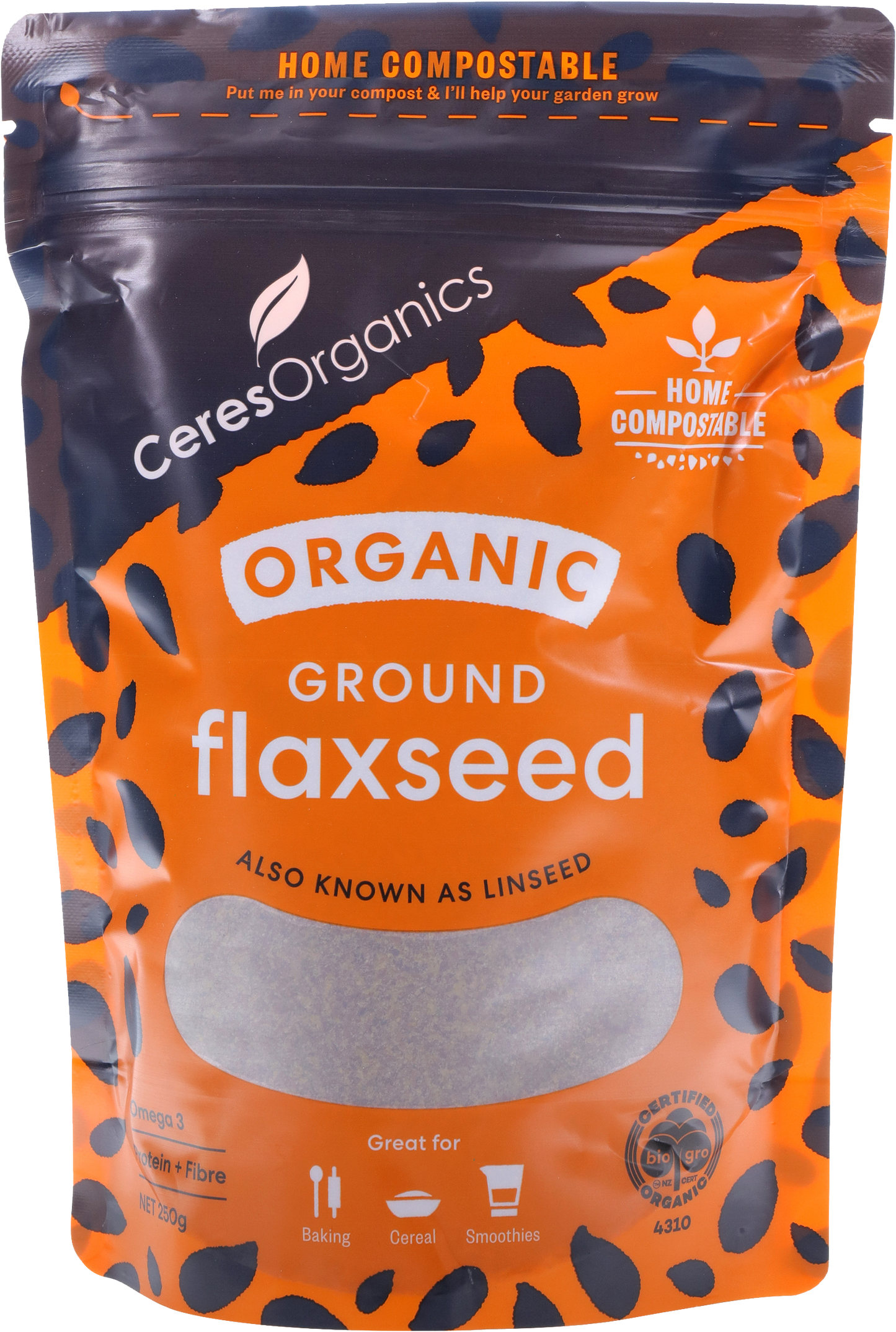 Organic Ground Flaxseed - 250g