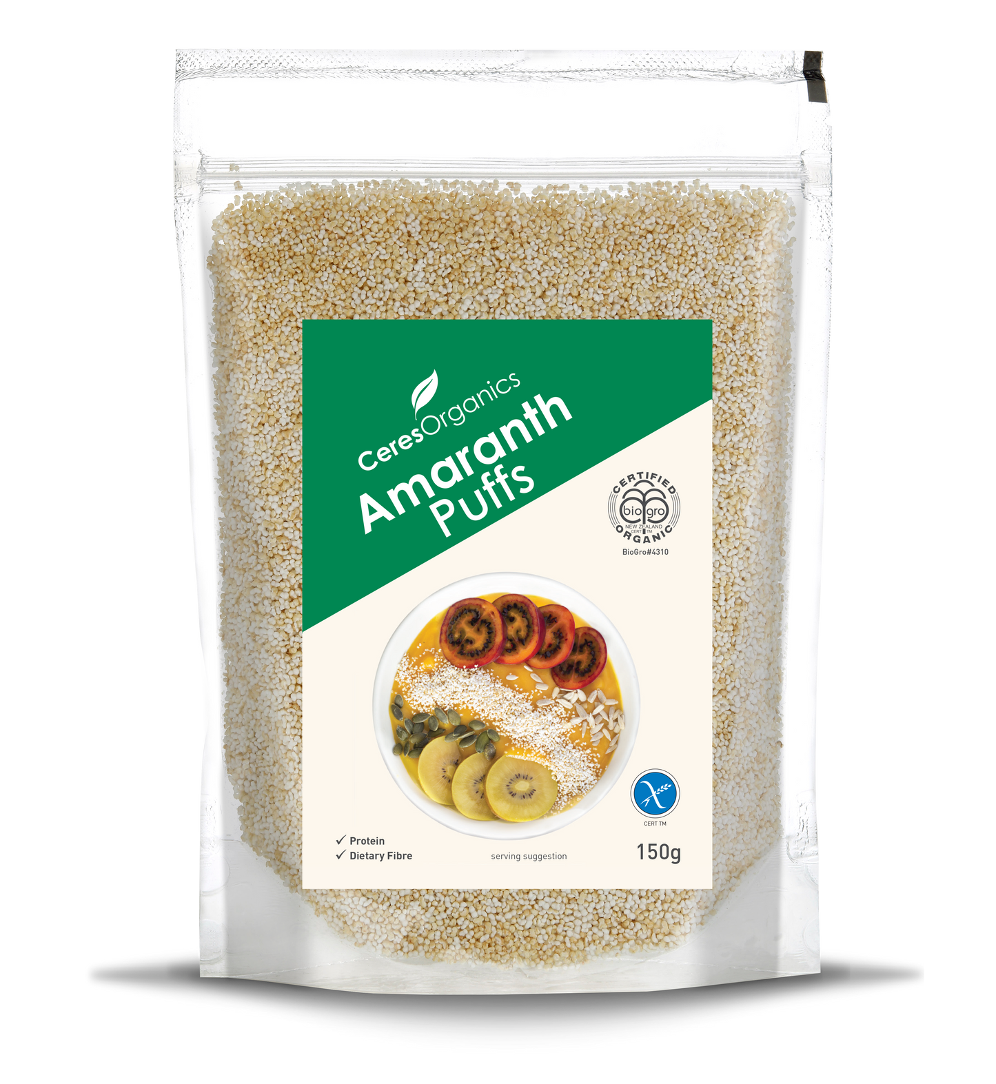 Organic Amaranth Puffs - 150g