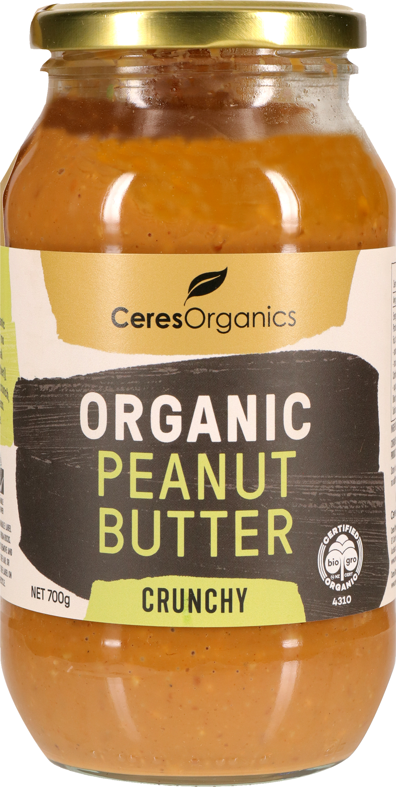 Organic Peanut Butter, Crunchy - 700g