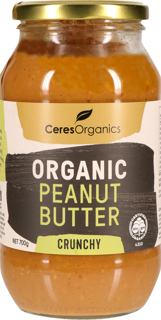Organic Peanut Butter, Crunchy - 700g