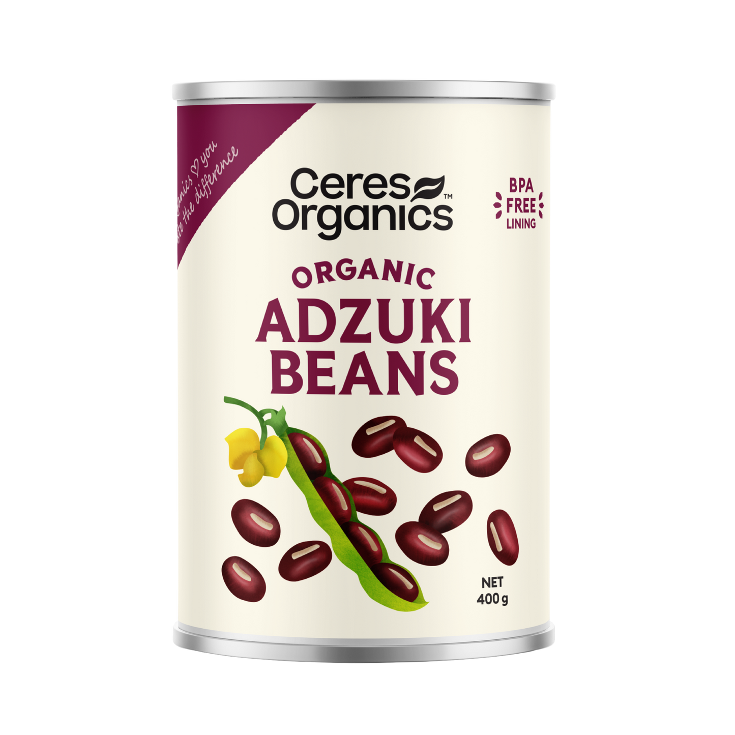 Organic Adzuki Beans - 400g
