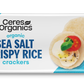 Organic Rice Crackers, Sea Salt - 100g