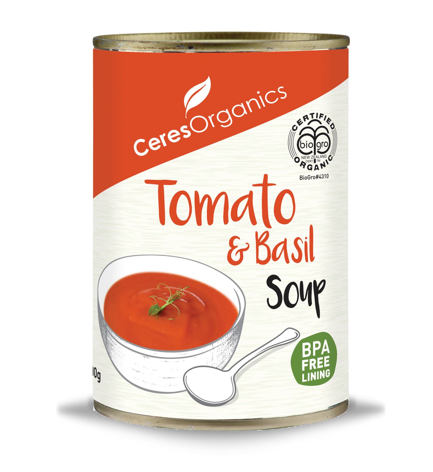 Organic Tomato & Basil Soup - 400g