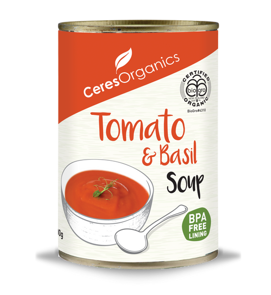 Organic Tomato & Basil Soup - 400g