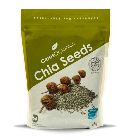 Organic Chia Seeds, Black - 400g