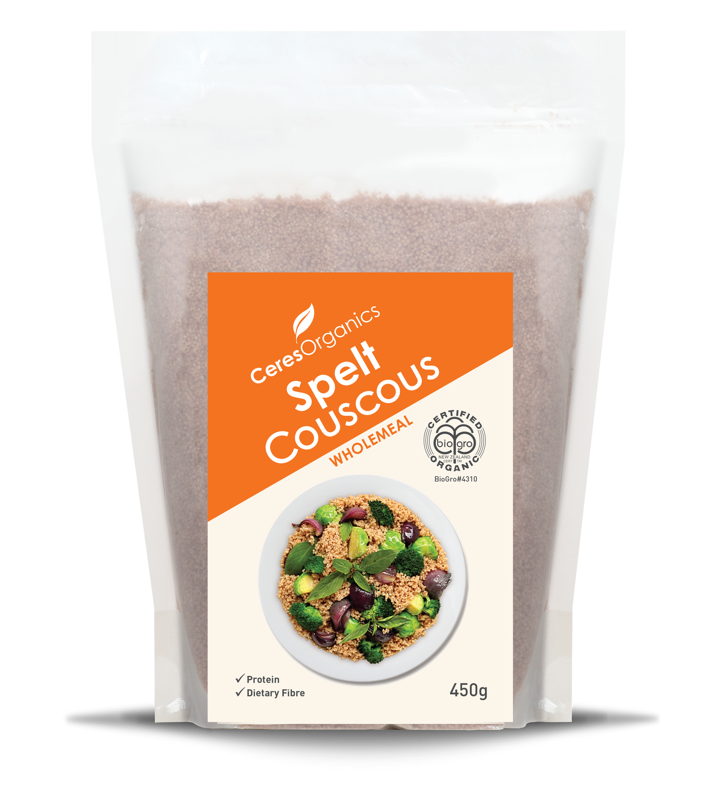 Organic Couscous, Spelt Wholemeal - 450g