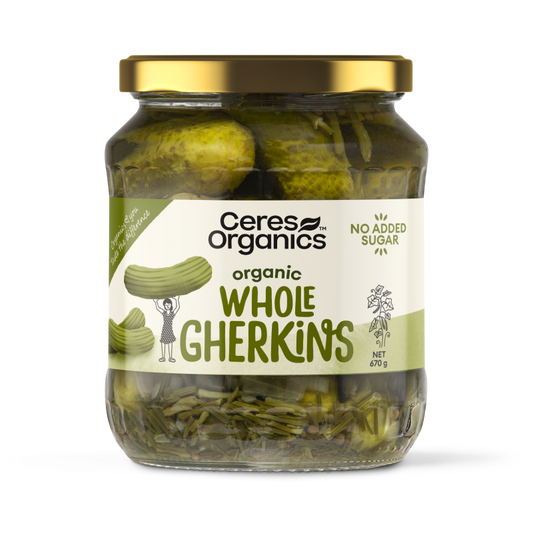 Organic Gherkins - 670g