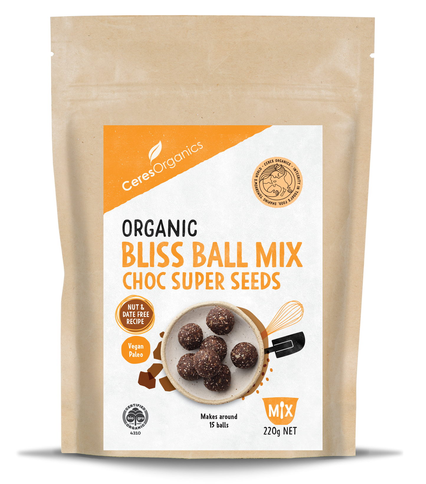 Organic Bliss Ball Mix - 220g