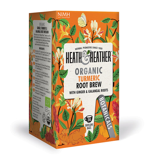 Heath & Heather Organic Turmeric Root Brew Tea - 20 Bag