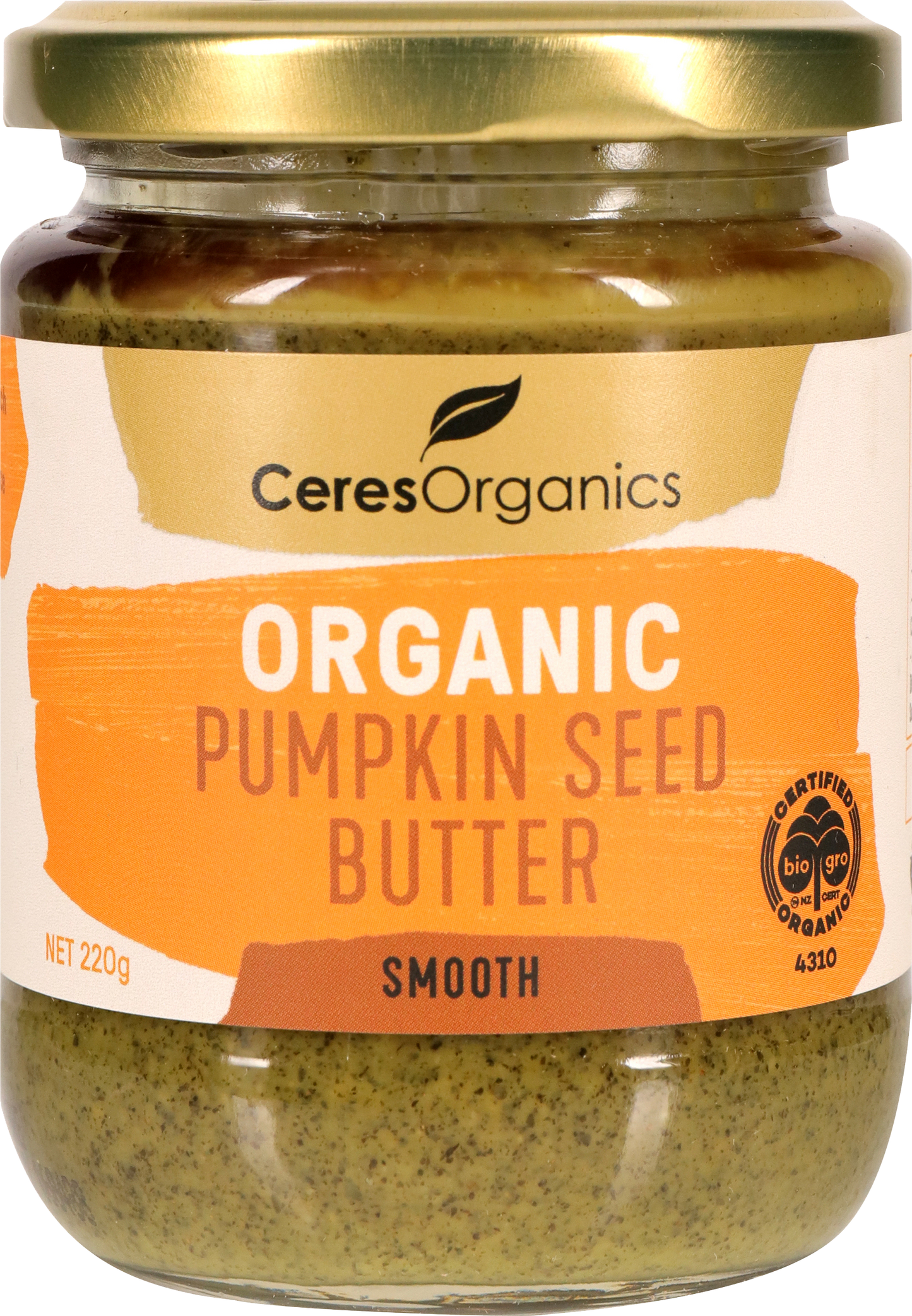 Organic Pumpkin Seed Butter, Smooth - 220g