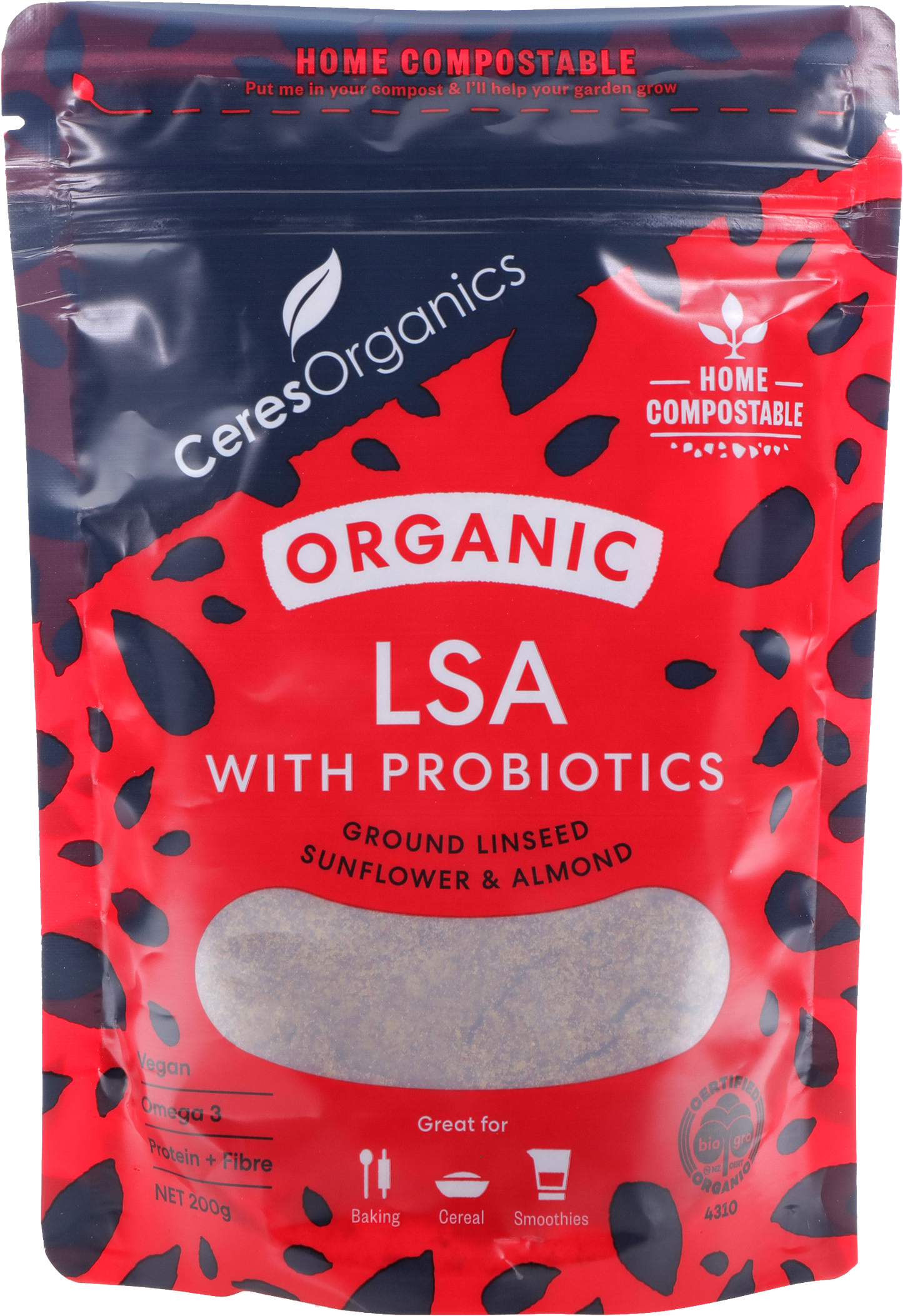 Organic LSA with Probiotic - 200g