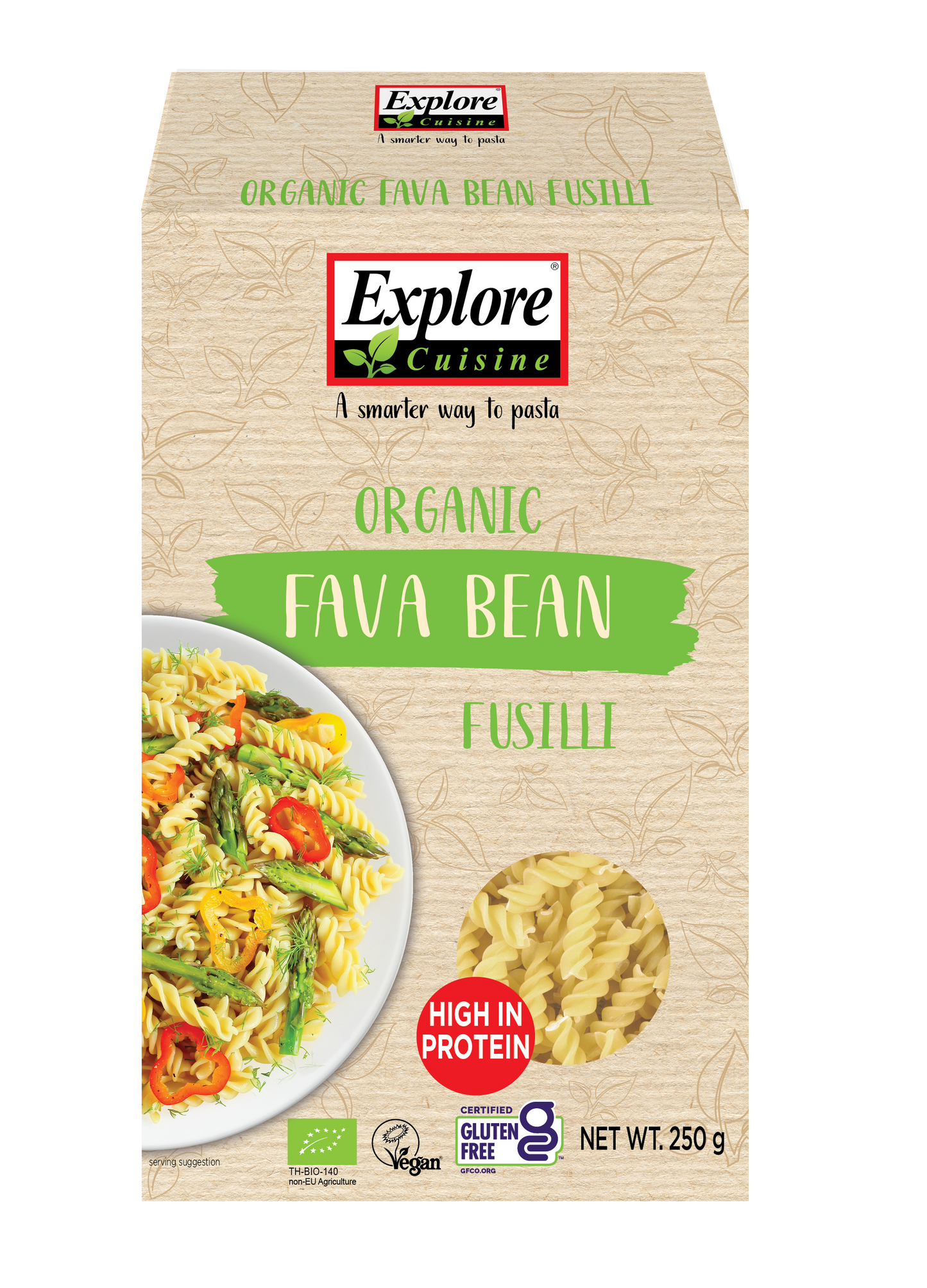 Explore Cuisine Organic Fava Bean Fusilli - 250g