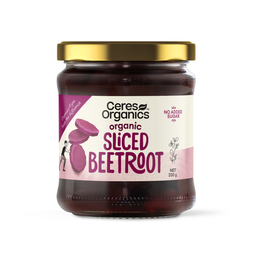 Organic Beetroot, Sliced - 330g