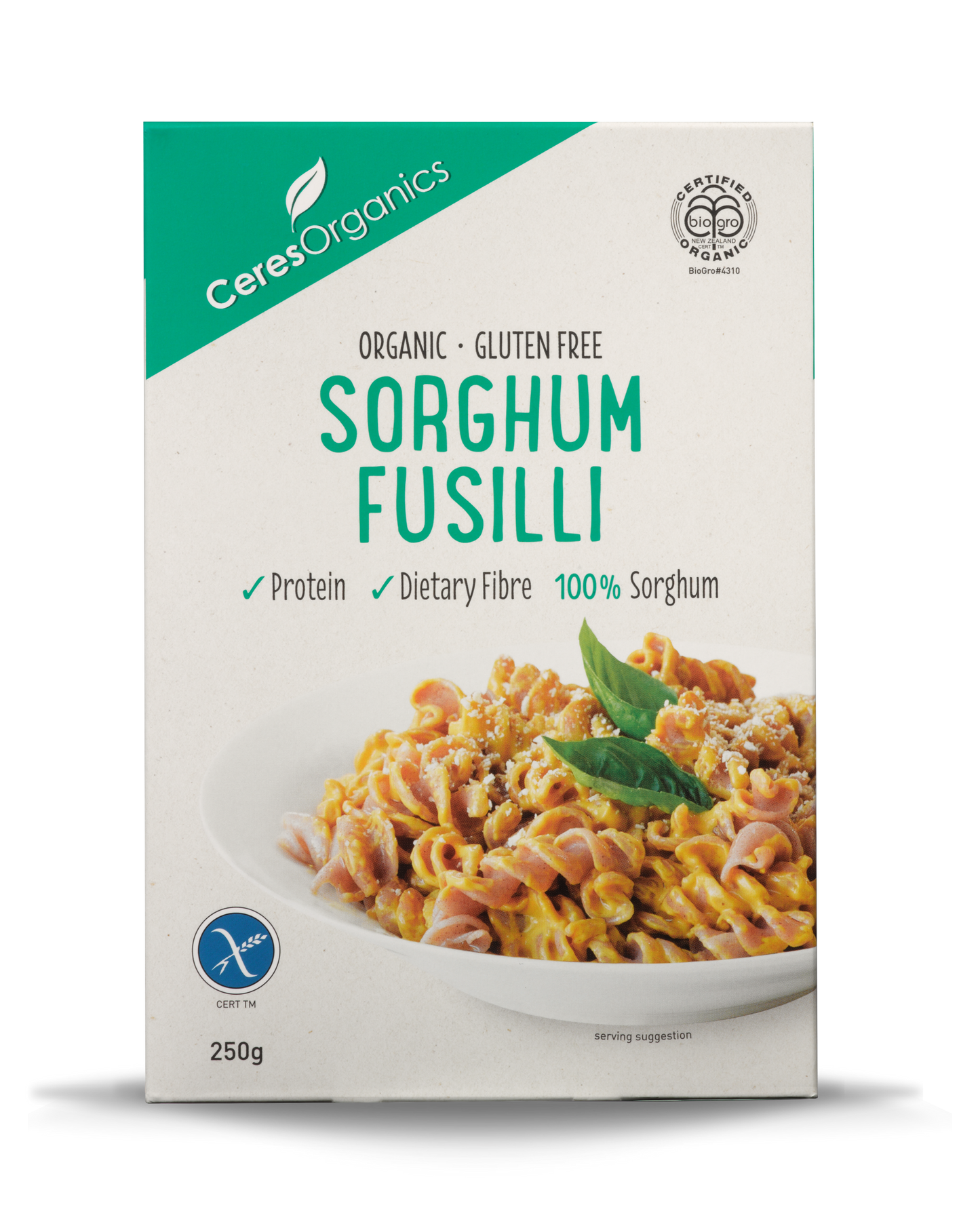 Organic Sorghum Spirals (formerly Fusilli) - 250g