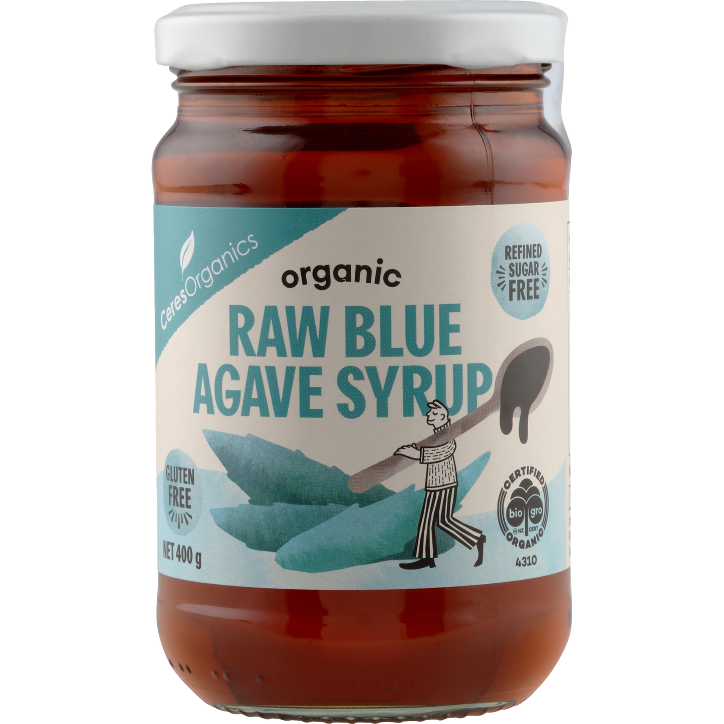 Organic Raw Blue Agave Syrup 400g - 400g