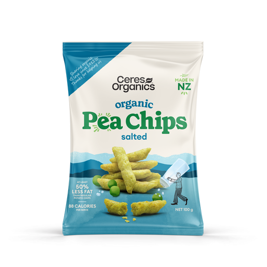 Organic Pea Chips, Salted - 100g