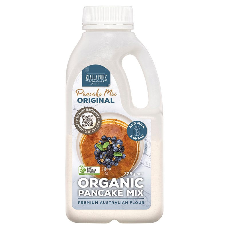 Kialla Pure Organic Pancake Mix, Original - 325g