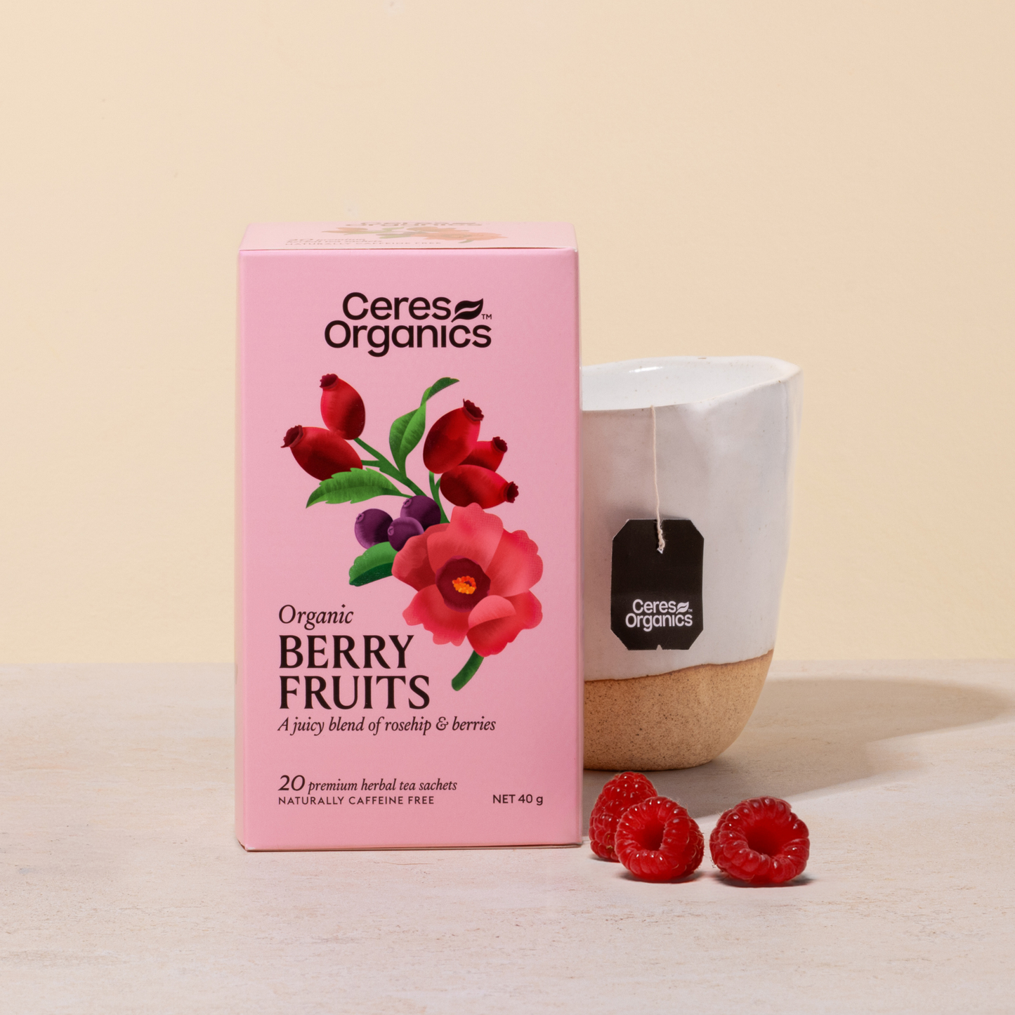 Organic Berry Fruits Herbal Tea - 20bag