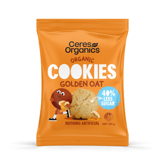Organic Cookies, Golden Oat - 100g