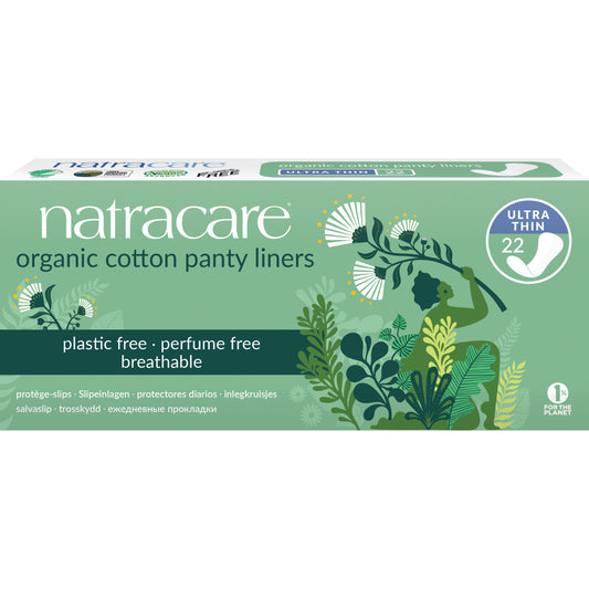 Natracare Organic Cotton Ultra Thin Panty Liners 22s - 22pk
