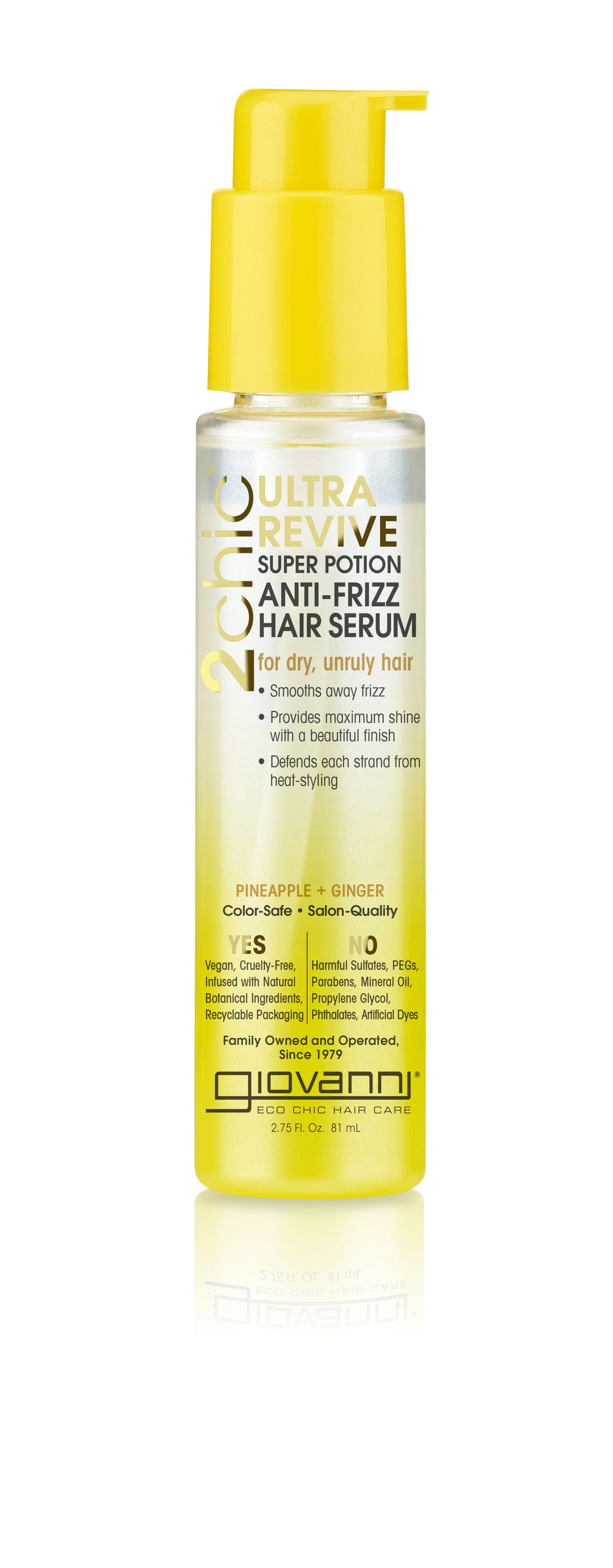 Giovanni 2Chic Ultra-Revive Super Potion Anti-Frizz Hair Serum - 81ml