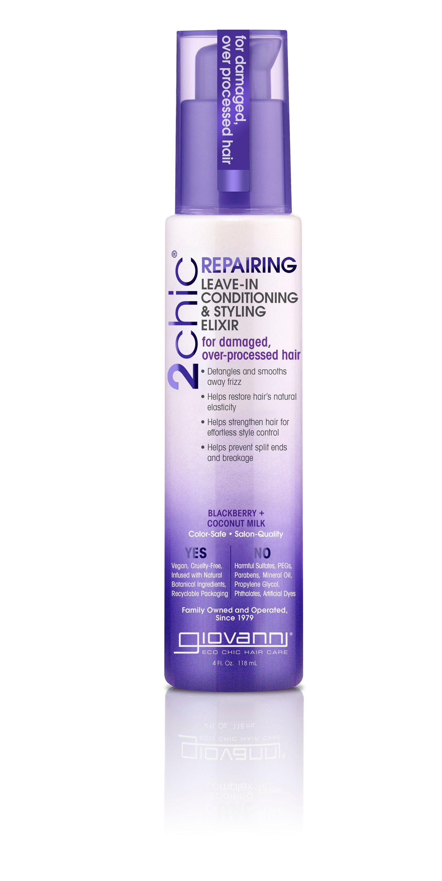 Giovanni 2chic Repairing Leave In Conditioning & Styling Elixir - 118ml